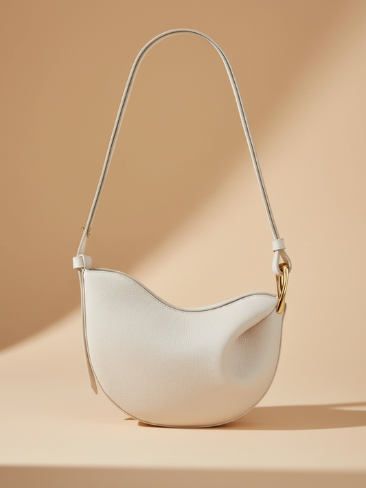 Graceful Leather Shoulder Bag – Modern Elegance & Functionality