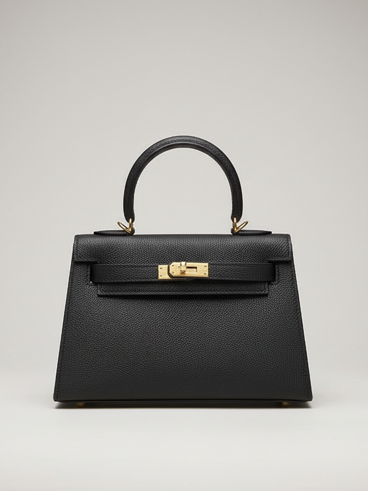 Elegant Leather Handbag – Classic Luxury & Functionality