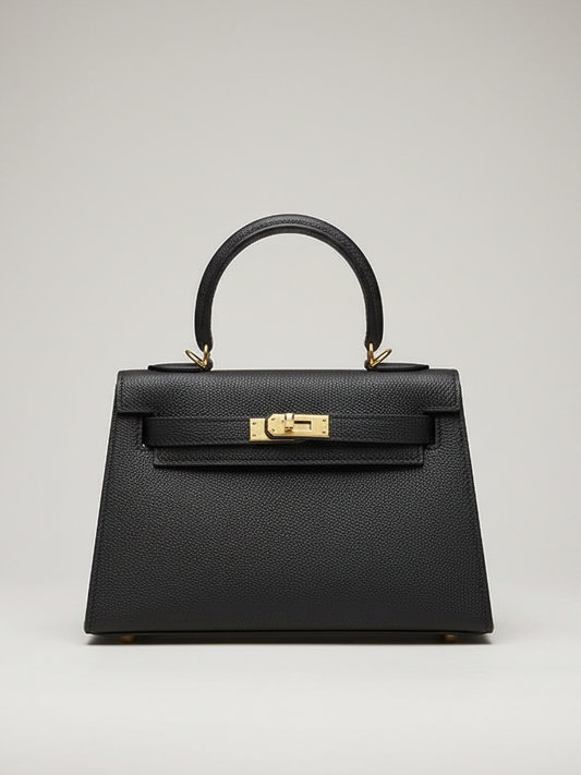 Elegant Leather Handbag – Classic Luxury & Functionality
