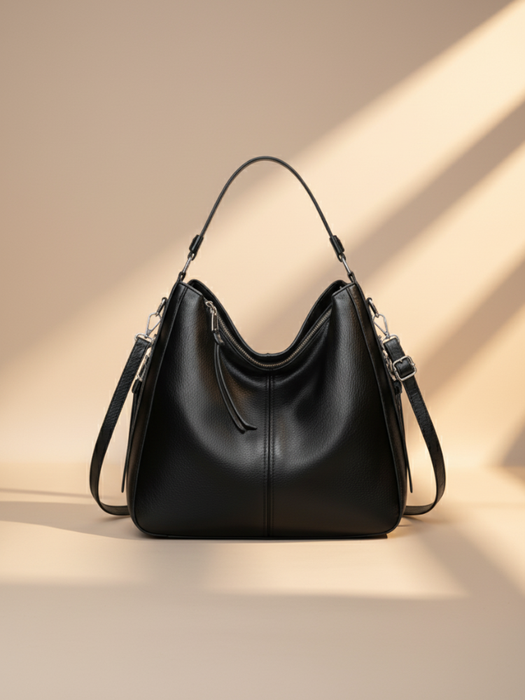 Classic Leather Shoulder Bag – Timeless Style for Work & Everyday