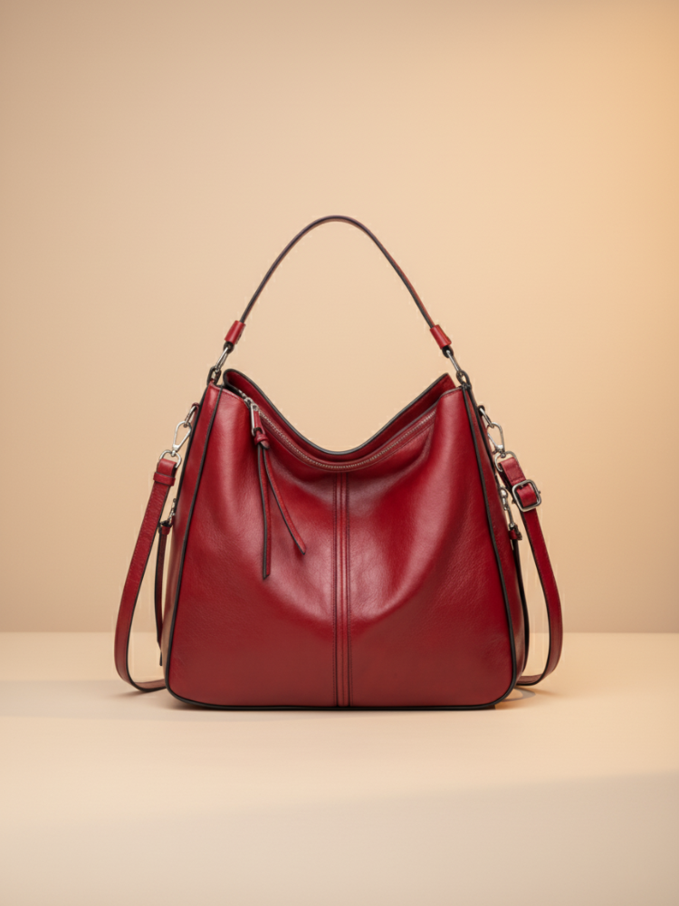 Classic Leather Shoulder Bag – Timeless Style for Work & Everyday