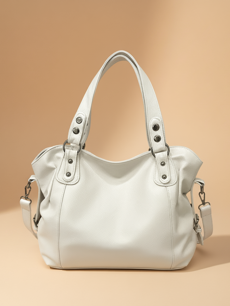 Large Leather Shoulder Bag – Elegant & Functional Everyday Style