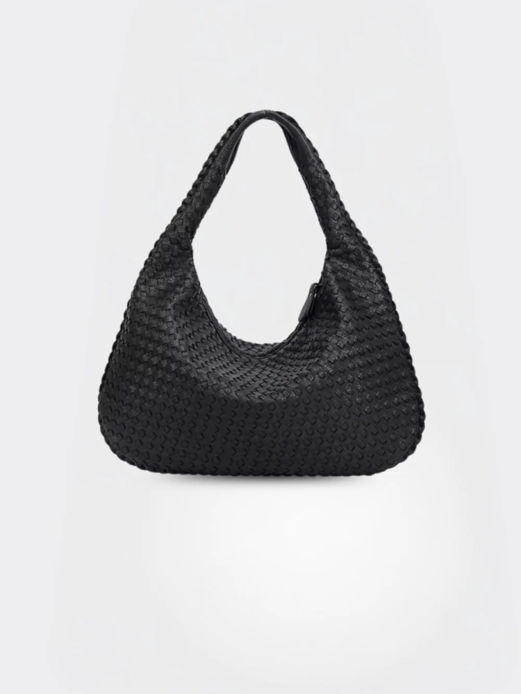 Woven Leather Shoulder Bag – Elegant & Versatile for Everyday
