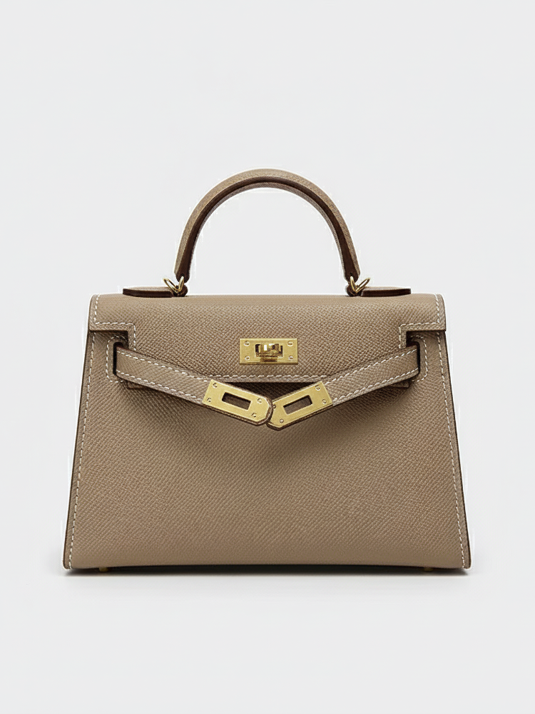 Elegant Leather Handbag – Classic Luxury & Functionality